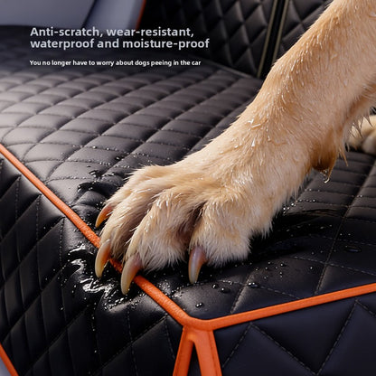 Car Pet Seat Cover Waterproof Oxford Fabric Rear Seat Dog Mat