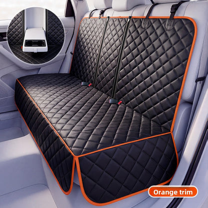 Car Pet Seat Cover Waterproof Oxford Fabric Rear Seat Dog Mat