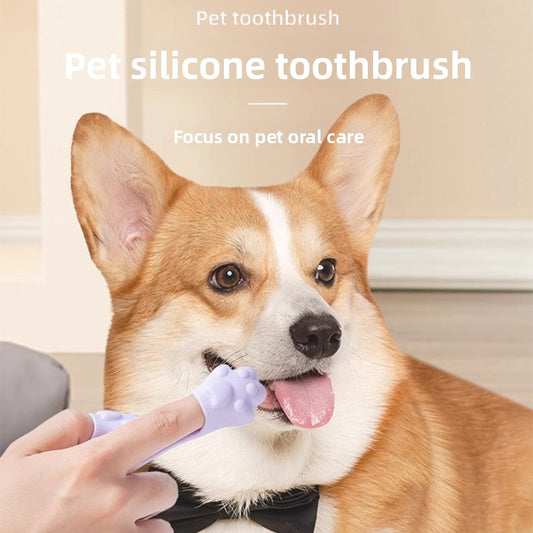 Silicone Finger Toothbrush for Pets.