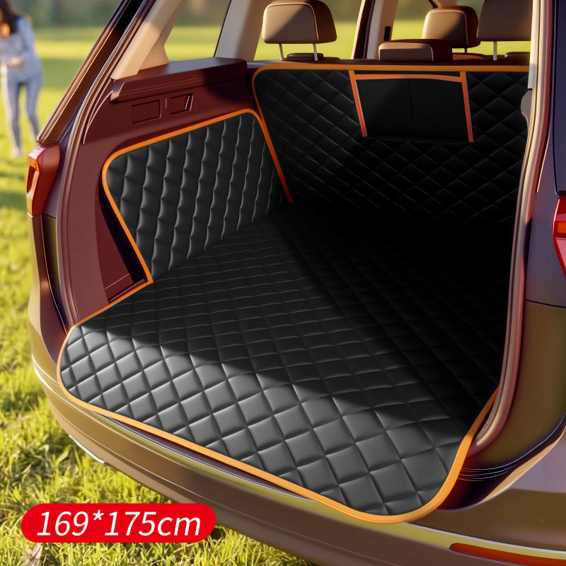 Car Pet Seat Cover Waterproof Oxford Fabric Rear Seat Dog Mat
