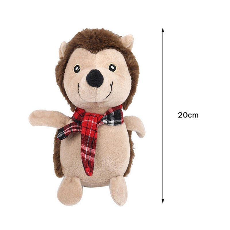 Christmas Plush Squeaky Dog Chew Toys