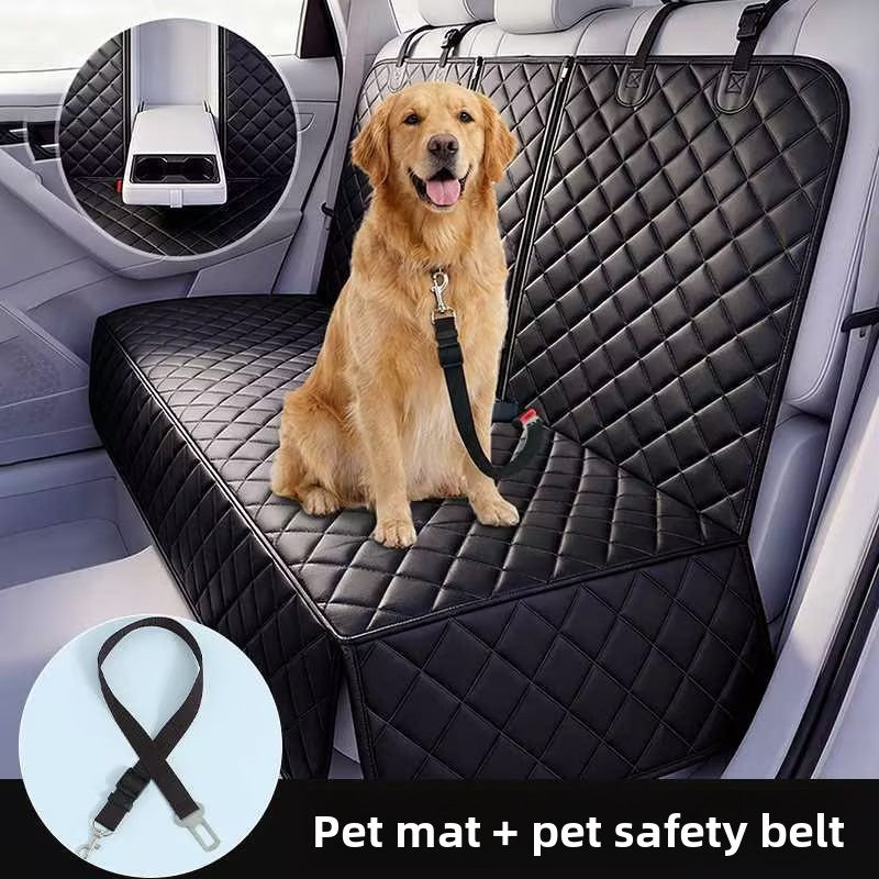Car Pet Seat Cover Waterproof Oxford Fabric Rear Seat Dog Mat