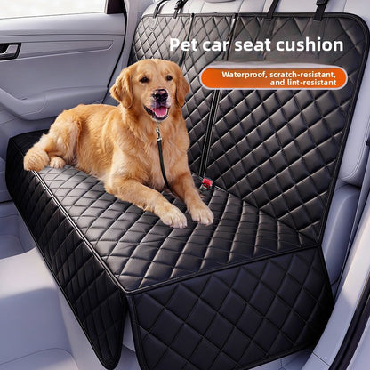 Car Pet Seat Cover Waterproof Oxford Fabric Rear Seat Dog Mat