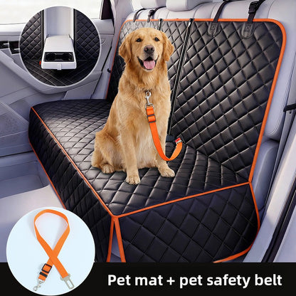 Car Pet Seat Cover Waterproof Oxford Fabric Rear Seat Dog Mat