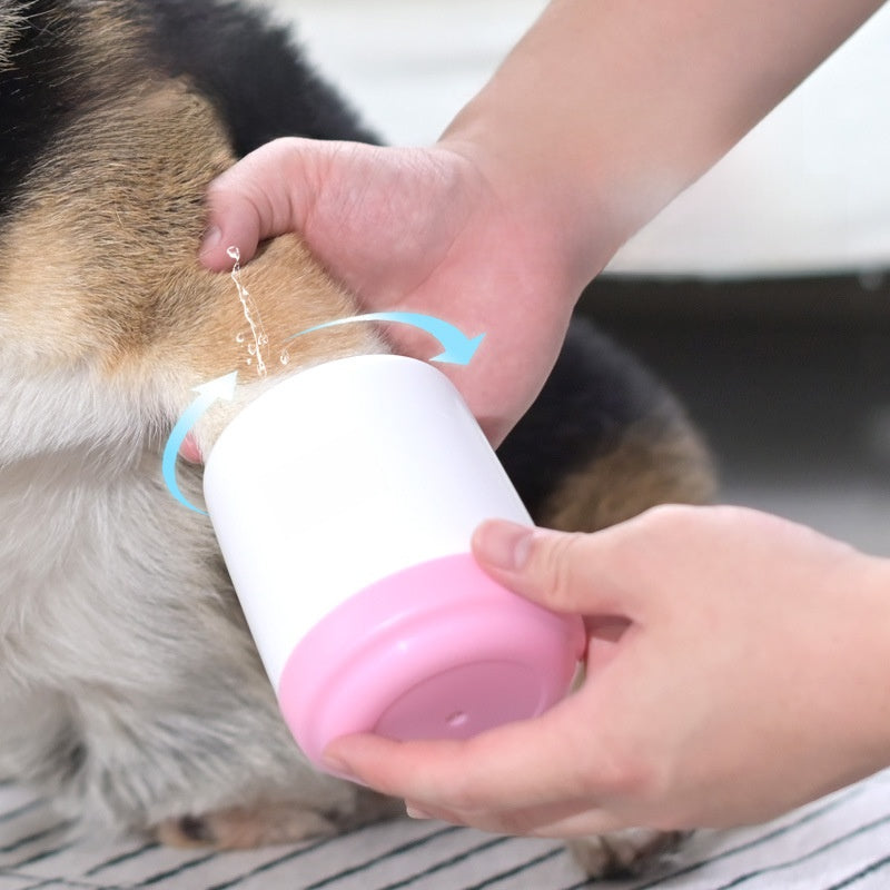 Dog Paw Foot Washer for Pets. Great for dogs who just love to dig and always seem to get there paws dirty.