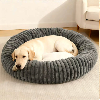Plush Pet Nest Bed for Cats and Dogs