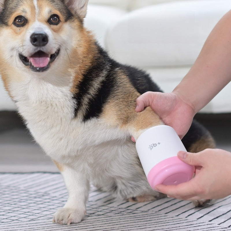 Dog Paw Foot Washer for Pets. Great for dogs who just love to dig and always seem to get there paws dirty.