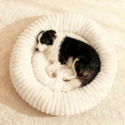 Plush Pet Nest Bed for Cats and Dogs